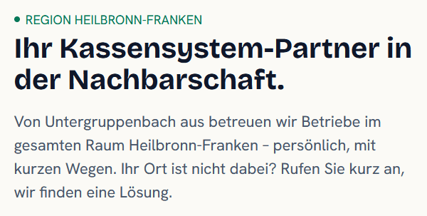 benutzerfreundliche Kassenoberfläche für Mitarbeiter