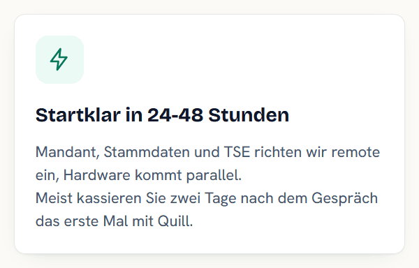 Digitale Ordnung des Registers für Betriebe