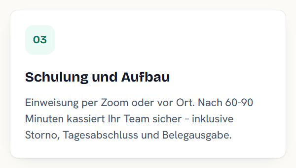 Kassenfunktionen effizient im Verkaufsprozess steuern