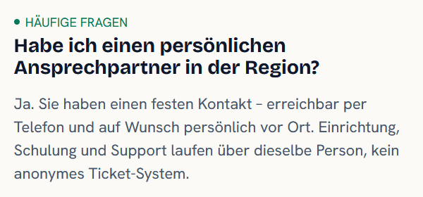 hochwertige Kassenkomponenten für Handel