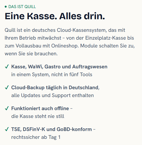 Taschenkasse für flexible mobile Nutzung