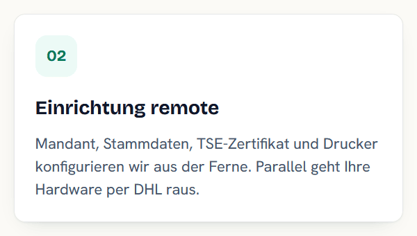hochleistungsfähiges Kassensystem für den Handel