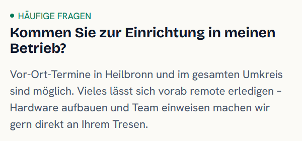 leistungsstarke Touchkasse im Einsatz