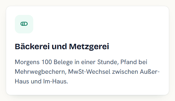leistungsstarker Bondrucker für Kassen