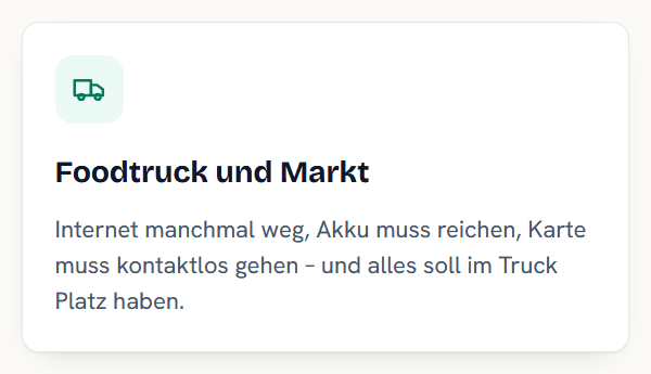 moderne Gastronomiekasse für Restaurants